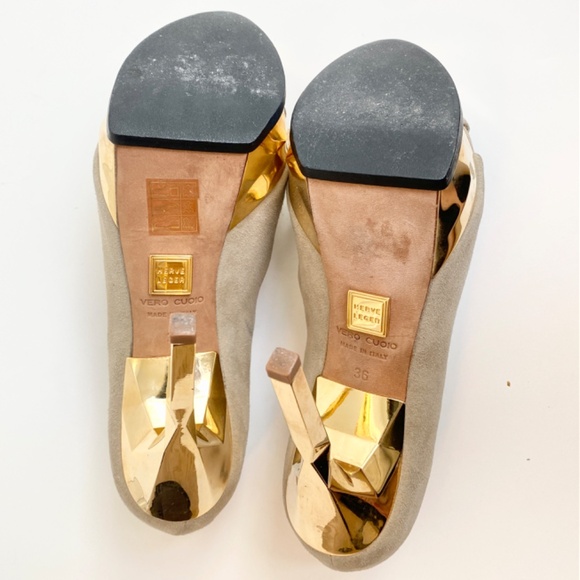 Herve Leger Geometric Platform Heels - Picture 5 of 10